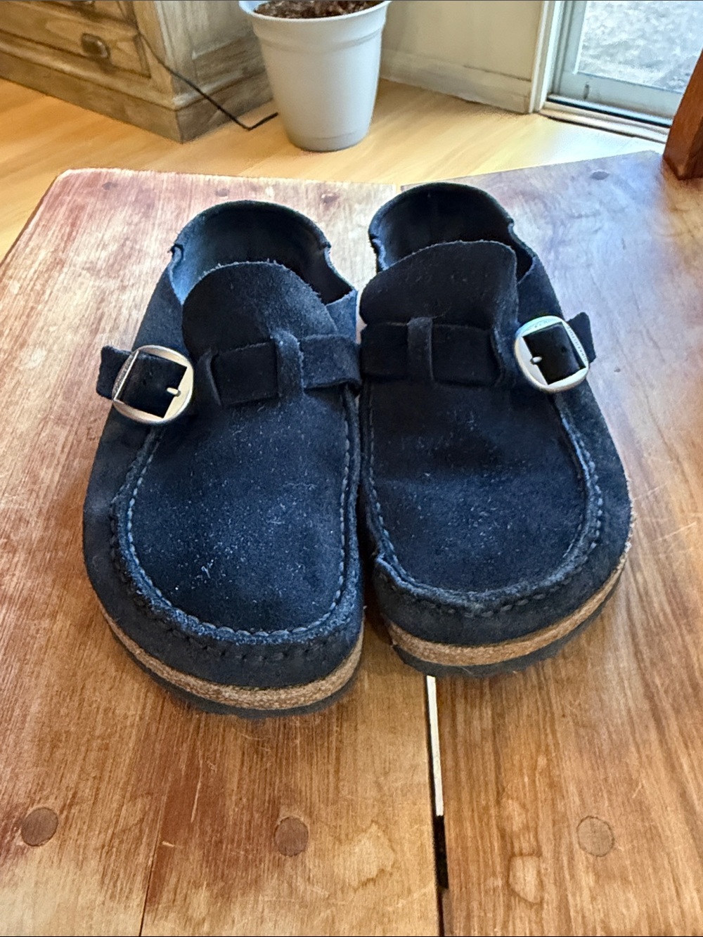 Women’s Black Suede Birkenstock Buckleys - Picture 4 of 6